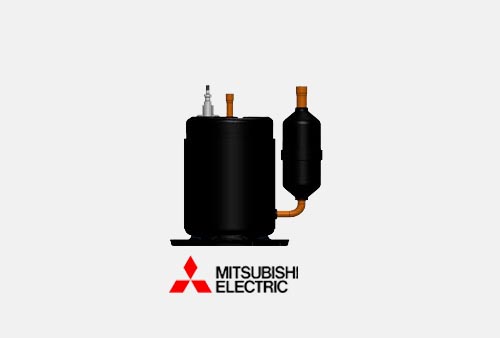 Mitsubishi Inverter single rotary compressor KVB Series Compressors